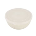 thumbnail image 1 of Zhuge 2pcs Unbreakable Cereal Bowls with Lids - Wheat Straw Fiber Bowls for Cereal or Salad-6.1*6.1*3.14inch,Beige, 1 of 5