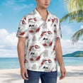thumbnail image 3 of Fuzoiu Koi Fish Print Hawaiian Shirt for Men, Summer Beach Casual Short Sleeve Button Down Shirts, Men’s Beach Summer Shirts with Pocket,XX-Large, 3 of 7