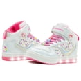 thumbnail image 3 of Tenis Luces Led Bubble Gummers Estrella Niña Blanco 15-21 blanco 17, 3 of 7