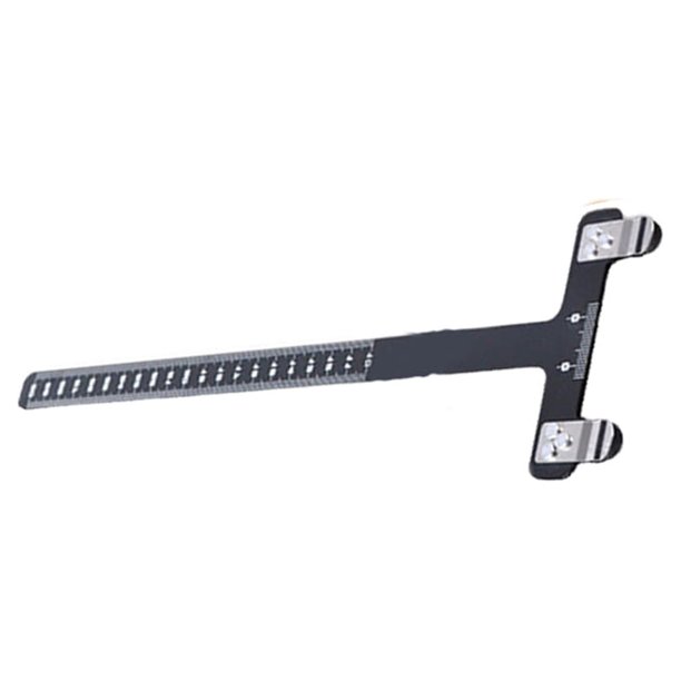 Wosthever Regla en T, Material Premium, superficie lisa, accesorios de tiro con , cuerdas de aleación de aluminio en forma de T, juego de tiro y tiro con Negro