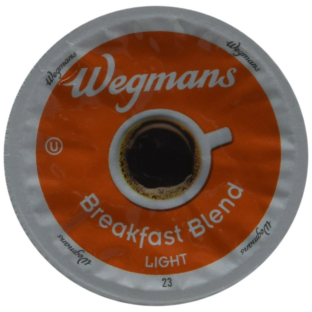 Wegmans Breakfast Blend Light Roast Single Serve KCups Case of 72