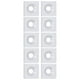 thumbnail image 2 of 10 tapas de perfil de aleación de aluminio de un solo orificio para equipos CNC industriales, color plateado, 2 of 14