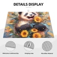 thumbnail image 3 of Sikiie Elegant Cute Panda Sunflower Dish Drying Mat, Kitchen Counter Mat, Self Drying Mat for Kitchen Counter Dish Drying Pad ,for Dishes, Utensils, Pots and Pans（24" x 18"）, 3 of 7