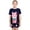 Dark Blue, variant on Aihuaihua Toddler Girl Summer Outfits 6t Cartoon Print Short Sleeved Tops and Shorts Crew Neck Casual Girls' Two Piece Summer Set Preppy Clothes