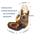 thumbnail image 2 of Picia Cute Corgi Sunflower Print Waterproof Sweating Car Seat Cover for Post Gym Workout, Running, Beach and Hiking, Universal Fit Anti-Slip Bucket Seat Protector, 2 of 5
