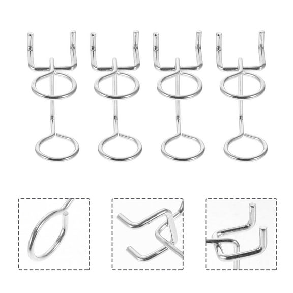 Sparsain 10 Pack Screwdriver Organizer, Pegboard Multi-Tool Holders, Double Ring Racks