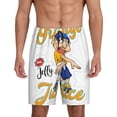 thumbnail image 3 of Lsque Sml Jeffy Mens Sleep Pajama Shorts,Short Pajama Pants, Cotton Ultra-Soft Knit-Medium, 3 of 9