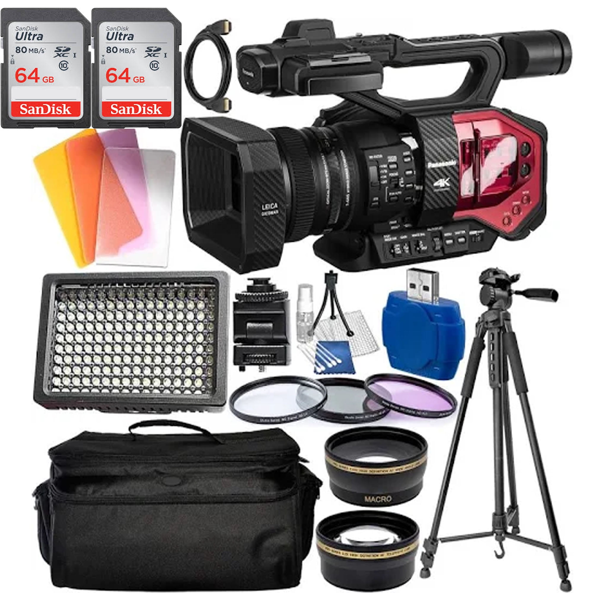 Panasonic AG:DVX200 4K Handheld Camcorder NTSC/PAL with Starter
