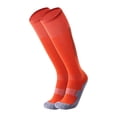 thumbnail image 3 of ibiyuan Youth Football Socks Breathable Long Tube Over The Knee Athletic Socks Boys Girls Sport Training Socks Non- Grip Back To School,Orange, 3 of 8