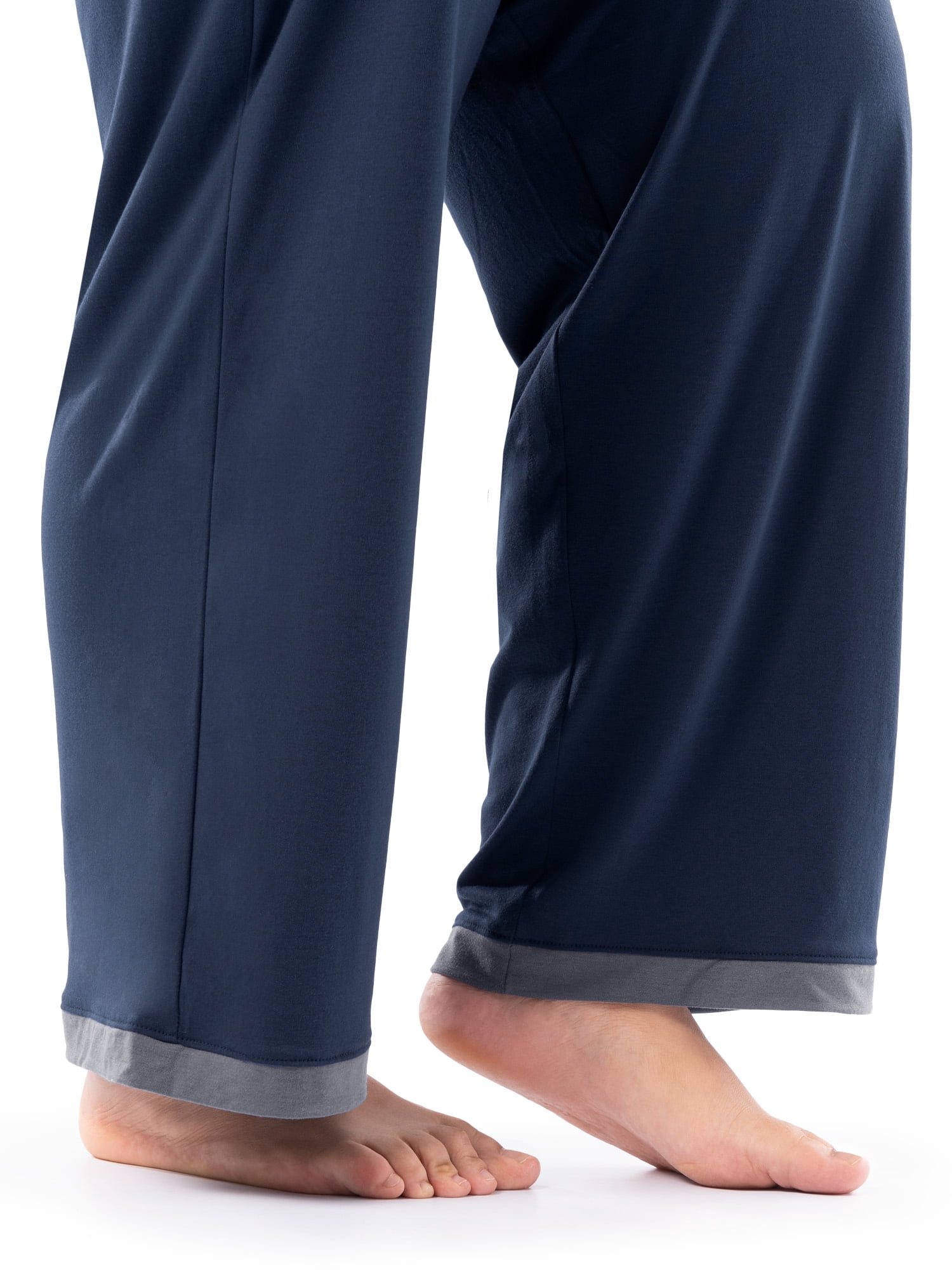 Fruit of the Loom Women's Soft & Breathable V-Neck Short Sleeve Top & Pajama Pant Set, Sizes S-4X