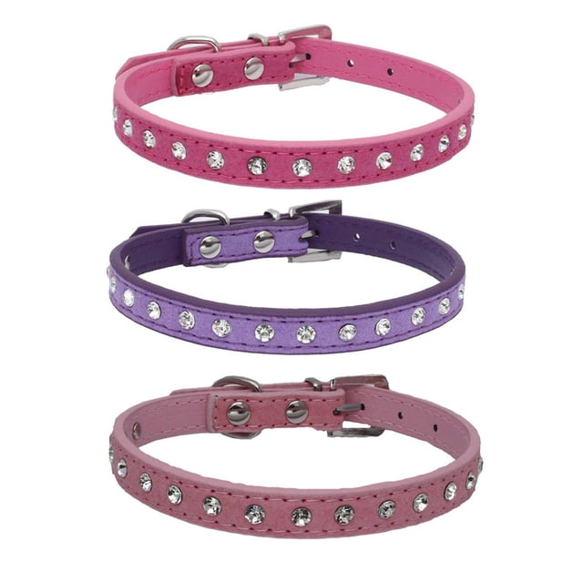 1.3 COLORES: El paquete contiene 3 collares para perros de diferentes colores, suficientes para usar, reemplazar y compartir con familiares o amigos que tengan perros.