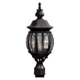 thumbnail image 2 of Artcraft Lighting Ac8363 Classico 3-Bulb Line Voltage Post Light - Black, 2 of 2
