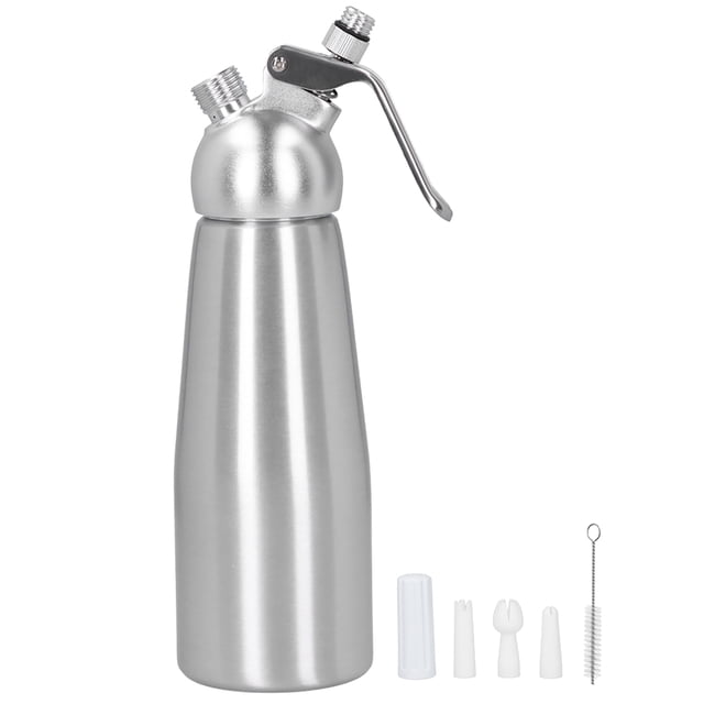 Cream Foamer,Aluminium Alloy Cream Whipper Cream Whipper Cream Maker Precision Engineered