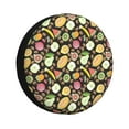 thumbnail image 1 of Fotbe Fruits Funda de Llanta de Repuesto con Estampado, Engrosada, Ajuste Universal para Jeep, Remolque, RV, SUV, Camión-15 inch, 1 of 6