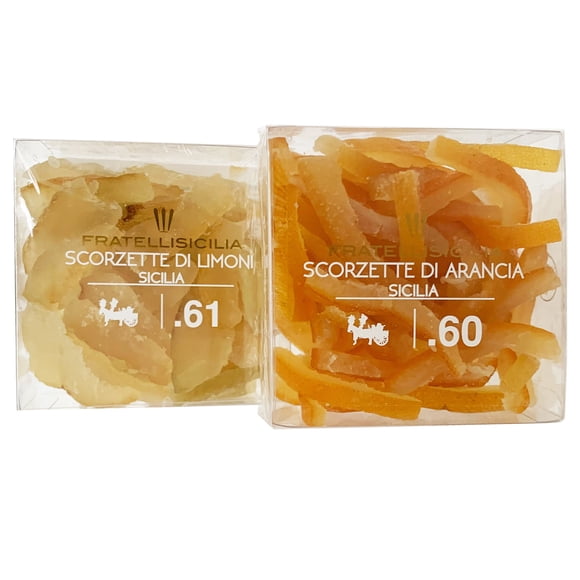 Caffe Sicilia Candied Orange Peels From Sicily – Handmade By Corrado Assenza, 300g (10.5 Oz), Artisan Candied Fruit For Baking & Cooking