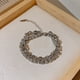 thumbnail image 3 of Pulsera de cuentas en capas, pulsera personalizada, pulsera con dijes delicados, joyería, 3 of 7