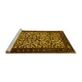 thumbnail image 2 of Ahgly Company Machine Washable Indoor Rectangle Persian Yellow Traditional Area Rugs, 8' x 10', 2 of 4