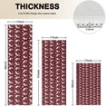 thumbnail image 4 of Red Christmas Deer Pattern Kitchen Rugs Sets Of 3,Kitchen Runner Rugs Non Skid Washable,Decorative Kitchen Floor Mats for Kitchen,Sink,Laundry,17"x30"+ 17"x47" + 17"x59", 4 of 6