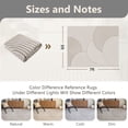 thumbnail image 6 of SIXHOME 5'x7' Area Rug Washable Boho Beige Modern Rugs for Living Room Bedroom Jacquard Geometric Soft Neutral Carpet Non Slip Indoor Rugs for Dining Room Home Office, 6 of 8