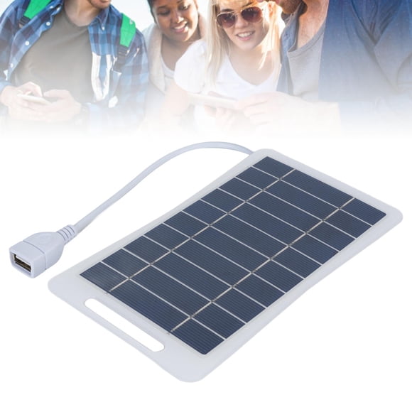 Panel de Carga Solar, Panel Solar Eficiencia de Conversión de Alta Luz Para Acampar