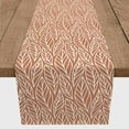 thumbnail image 3 of Creative Products Copper Leaf Pattern 16x90 Cotton Twill Table Runner, 3 of 3