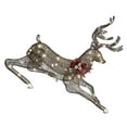 thumbnail image 1 of Décorations de Noël, Plaque Enneigée de Renne Volant Sautant, Décoration Extérieure de Jardin Éclairée, 1 of 9
