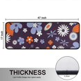 thumbnail image 5 of Kitchen Rugs Sets Of 2,Darkpurple Daisy Flower Orange Petals Pattern Anti Fatigue Kitchen Mat Rugs Non Slip Washable,Decorative Kitchen Floor Mats for Kitchen,Sink,Laundry,17"x47"+17"x47", 5 of 5