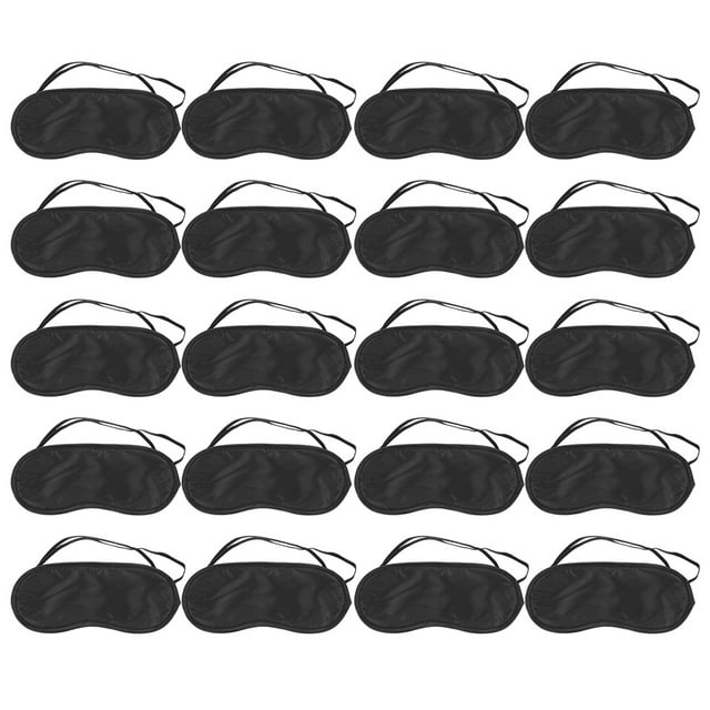 20Pcs Disposable Eye Masks Comfortable Eye Covers Sleep Shade Blindfolds Travel Sleeping Masks