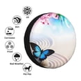 thumbnail image 5 of Easygdp Butterfly In Blossoms Zen Automobile Tire Dust Cover, 14-17in Spare Tire Cover Universal Fit for Trailer, Car, Truck, SUV, Jeep - 15 inch, 5 of 9