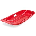 thumbnail image 2 of Best Choice Products 35'' Kids Snow Sled Toboggan w/ Rope (Red), 2 of 5