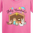 thumbnail image 4 of Inktastic Feliz Navidad Cute Nativity Scene Youth T-Shirt, 4 of 5