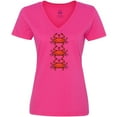 thumbnail image 3 of Inktastic Crab Lover Women's V-Neck T-Shirt, 3 of 5