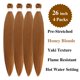 thumbnail image 2 of Cabello trenzado Gozill Honey Blonde Preestirado Boho Wave, 2 of 8
