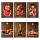 thumbnail image 2 of Moyic Lámpara LED de Papá Noel de Navidad con ventosa, decoración colgante, luces colgantes de ventana de Navidad, colgante para decoración de Kits de decoración para fiestas Numero 3 Moyic HA040435-03, 2 of 6