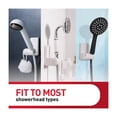 thumbnail image 6 of Command Bath Shower Head Holder, White, 1 Holder, 2 Large Strips, Bathroom Organization, Holds 4 lbs, 6 of 8