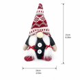 thumbnail image 3 of Christmas Gnome Plush Figurine Nordic Faceless Tomte Doll with Tall Knit Hat & Beard for Tabletop Mantel Shelf Decor Available in Multiple Styles, 3 of 5