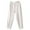 White, variant on EDFBUYKRS Female Women Pants Casual Travel Pants Women Petite Linen "Women's Lightweight Casual Plus Size White Loose Fit High Waisted Crop Pants" S