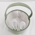 thumbnail image 4 of Eaeaster Egg Baskets For Kids Bunny Basket With Folded Ears Easter Bag Buckets Hunting Gifts For Boys And Girls Home Textile Storage Green 9.1"X5.5", 4 of 5