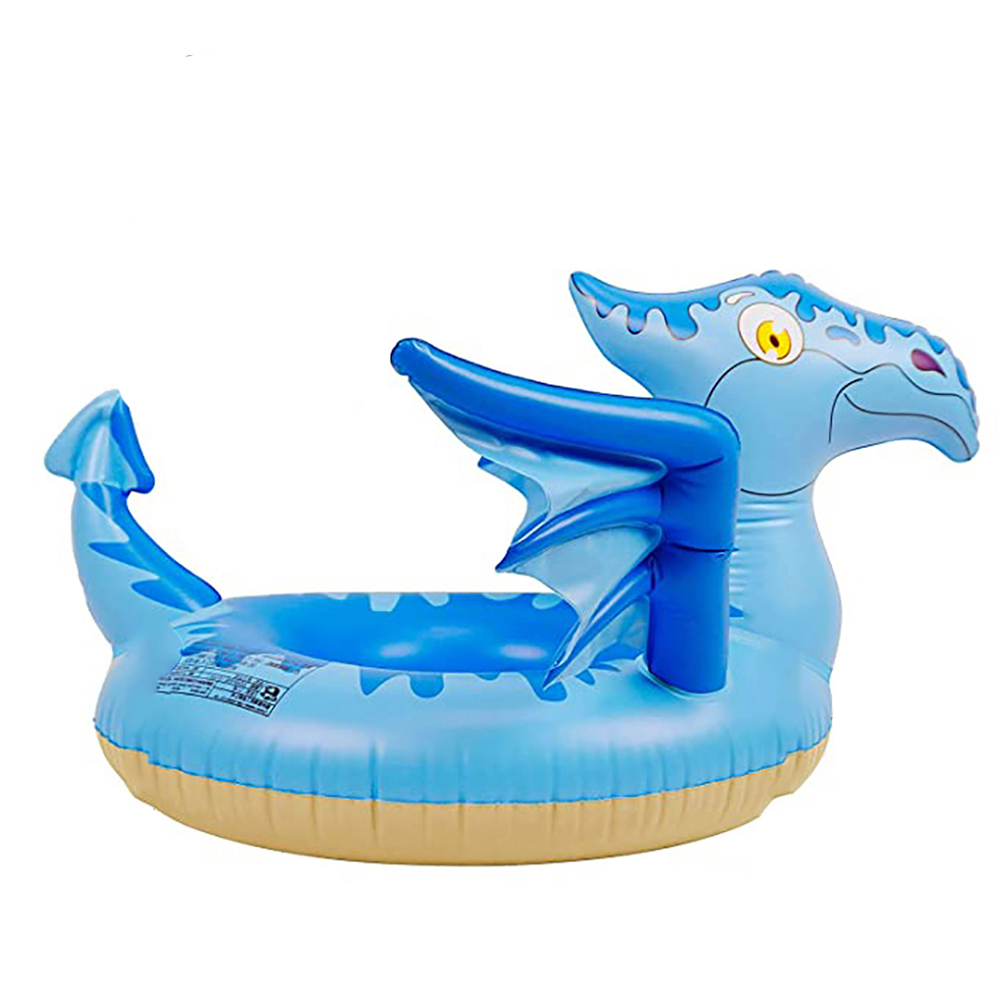 Inflatable Dinosaur Pool Float For Kids Water Fun Floaties Swimming Rings Lounge Pool Raft