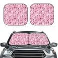 thumbnail image 2 of Haiem Cartoon Poodle Dog Car Windshield Sun Shade (2 Pieces) Foldable Windshield Sun Shade Car Accessories for Truck SUV Pickup-Small, 2 of 7