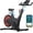 Black+Red, variant on QinaQin 5 in 1 Self-Powered Bike,Resistance,Magnetic Stationary Bike with Emergency Brake,Adjustable Handlebar & Seat,Visualizing Motion Data,Black+Silver