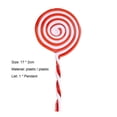 thumbnail image 7 of Zhaomeidaxi Hanging Pendant Simulation Lollipop Pattern Holidays Gift Plastic Christmas Candy Cane Ornament for Shopping Mall, 7 of 7