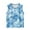 Blue1, variant on Boys Girls Tank Top Sleeveless Crew Neck Summer Tie Dye Color Block Trendy Tanks Shirts 3-15T