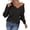 Black, variant on Vedolay Cute Sweaters Women's Long Sleeve Boat Neck Tunic Tops 2023 Fall Baggy Pullover Sweaters,Black L
