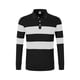 thumbnail image 4 of Blusa y camisa de manga larga con cuello vuelto y botones para hombre, blusa de poliéster con cuello vuelto y botones, camisa de manga larga tipo cárdigan para hombre, 4 of 8