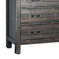 thumbnail image 4 of Benzara Spacious Five Drawers Wooden Dresser with One Door Cabinet and, Espresso Brown, 4 of 6