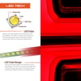 thumbnail image 5 of AKKON - Fits 2021-2024 Chevy Suburban | Tahoe [Halogen Type] Black Tail Light Passenger Right Side w/ LED Tube Running, 5 of 7