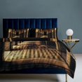 thumbnail image 2 of Islamic Architecture Quilt Cover Set Fashionable Printed Bedding Covers with Pillowcase Home Textiles, Twin (68"x86"), 2 of 5