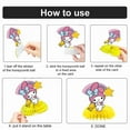 thumbnail image 5 of Sanrio Honeycomb Centerpieces Table Toppers Cake Toppers Decorations for Birthday Party Decor Supplies Photo Props, 5 of 7