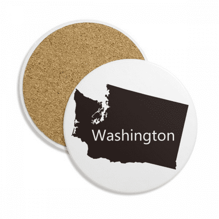 

The United States Map Coaster Cup Mug Tabletop Protection Absorbent Stone